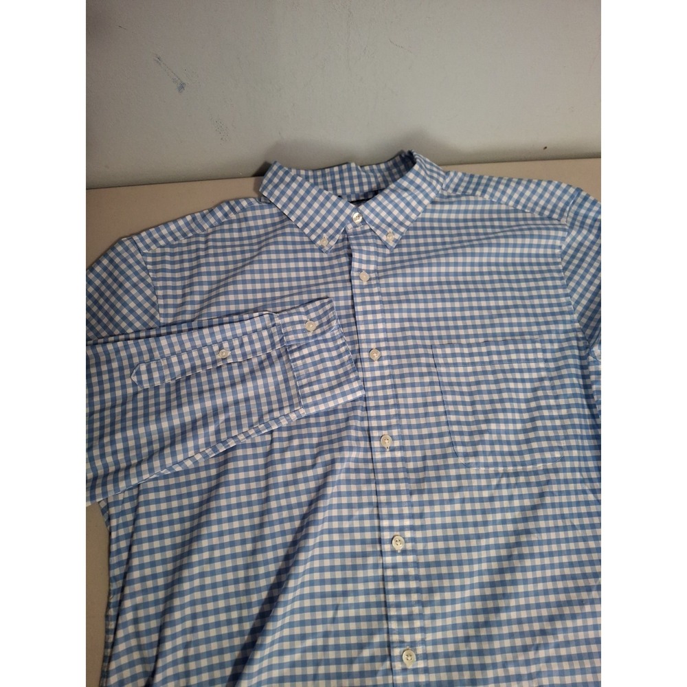 Vineyard Vines On The Go Performance XL Plaid Button Down Long Sleeve Shirt